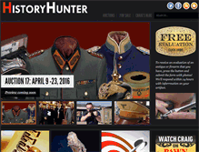 Tablet Screenshot of historyhunter.com